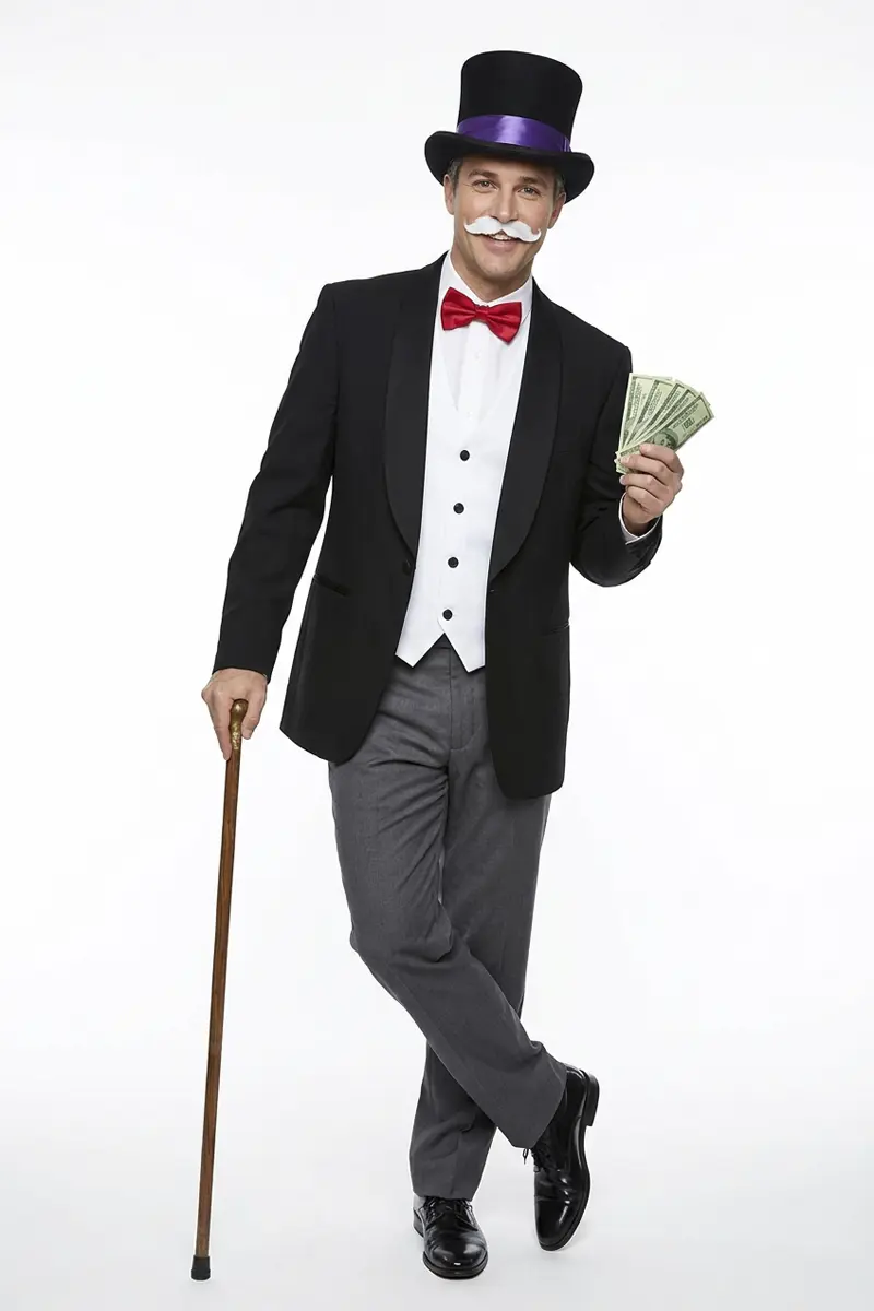 Mr-Moneybags men's halloween costume